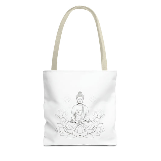 Buddha Meditation || Artistic Tote Bag