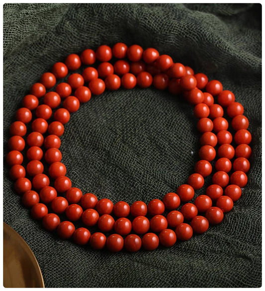 Genuine Natural South Red Agate Gemstone Buddha Beads High End Quality Necklace/Bracelet