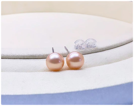 Genuine Natural Pearl Earrings High Quality S925 Silver